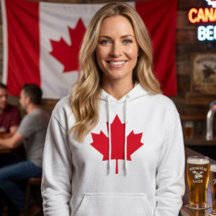 Kanadisches Ahornblatt Hoodie