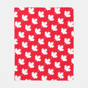 Kanadisches Ahornblatt. KANADA. Patriotisch.  Fleecedecke