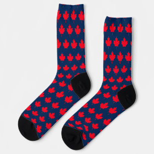 Kanadisches Ahornblatt. KANADA. Patriotisch.  Socken