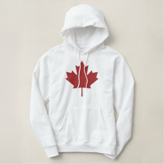 Kanadisches Ahornblatt kundengebundener gestickter Bestickter Hoodie