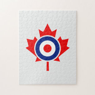 Kanadisches Ahornblatt-Rundbild Mod CANADA