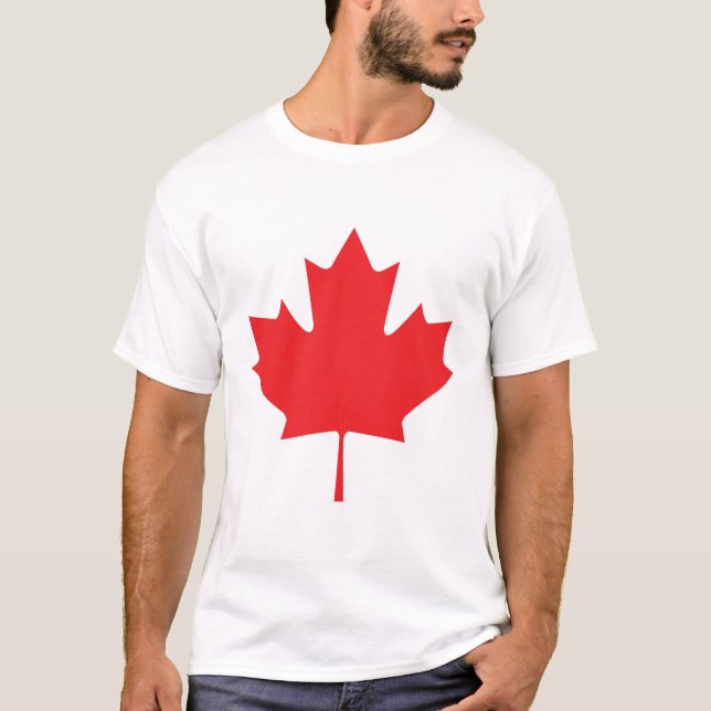 Kanadisches Ahornblatt T-Shirt (Vorderseite)
