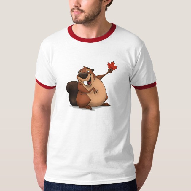Kanadisches Biber-Shirt T-Shirt (Vorderseite)
