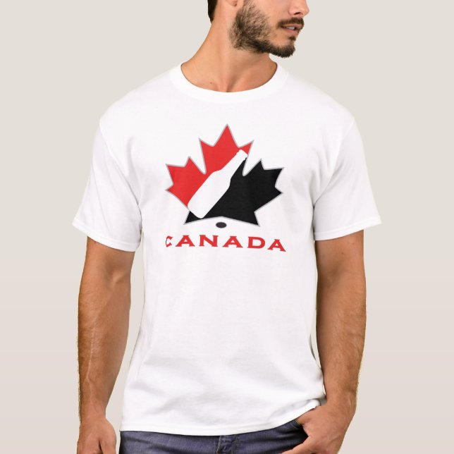 Kanadisches Bier-Team T-Shirt (Vorderseite)