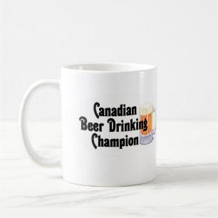 Kanadisches Bier-trinkender Meister Kaffeetasse