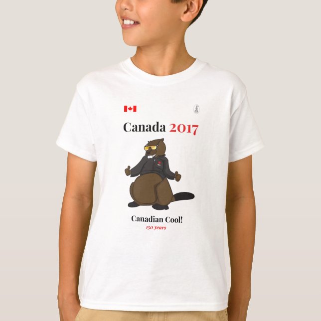 Kanadisches cooles Kanada-150 im Jahre 2017 T-Shirt (Vorderseite)