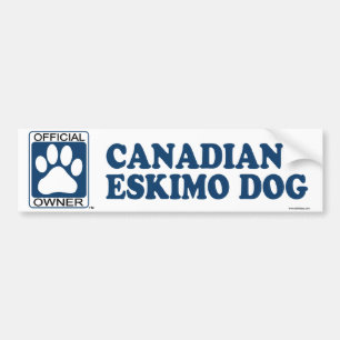 Kanadisches Eskimohundeblau Autoaufkleber