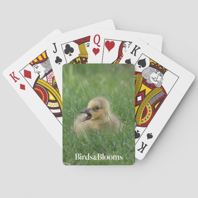 Kanadisches Gans-Küken Spielkarten (Rückseite)