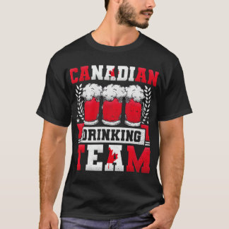 Kanadisches Getränketeam, T - Shirt am Biertag