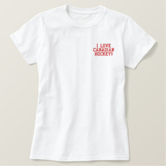 Kanadisches Hockey besticktes Shirt