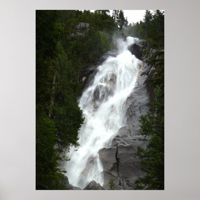 Kanadisches Landschaftsposter Wasserfall Poster (Vorne)