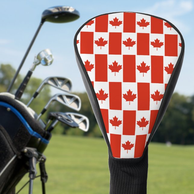 kanadisches Muster für das Ahornleaf-Muster Golf Headcover (Canada Canadian flag pattern golf head cover)