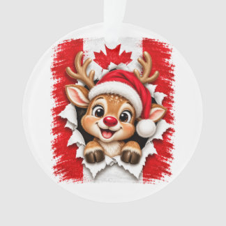 Kanadisches Weihnachtsrentier Ornament