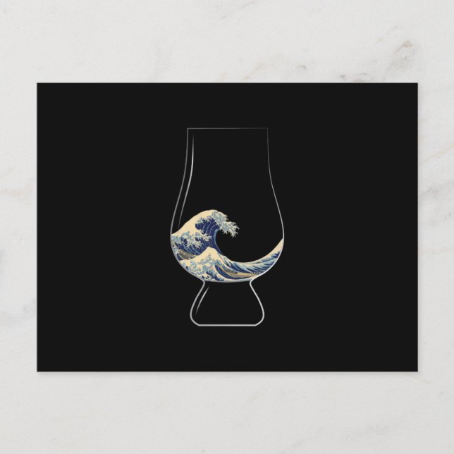 Kanagawa Glencairn Glass Postkarte (Vorderseite)