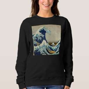 Kanagawa Japanisch The Great Wave Hokusai Sweatshirt