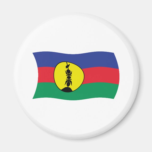 Kanak People Flag Magnet (Vorne)
