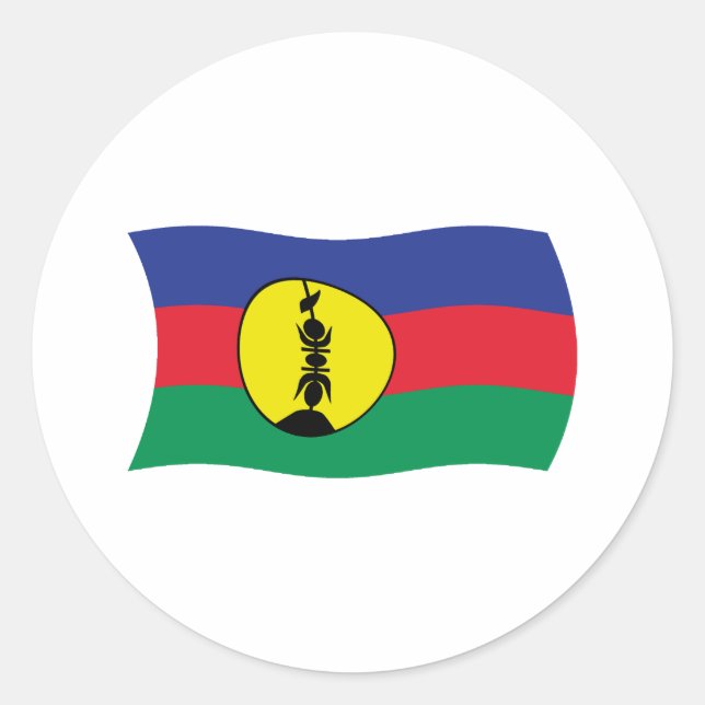 Kanak People Flag Sticker (Vorderseite)