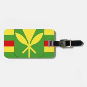 Kanaka Maoli Flagge - hawaiische Gepäckanhänger