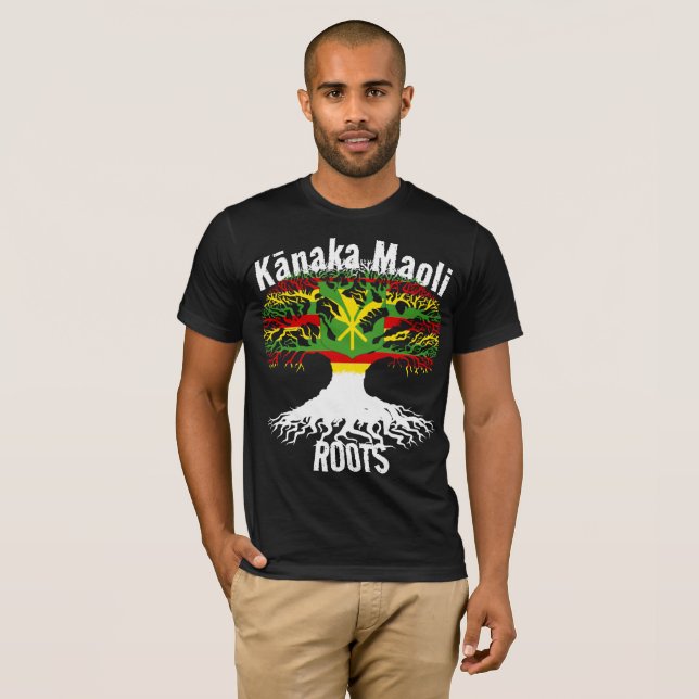 Kānaka Maoli ROOTS T-Shirt (Vorne ganz)