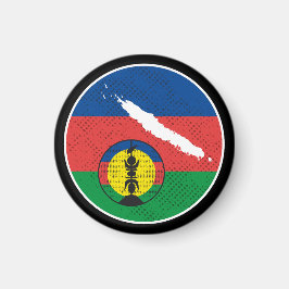 Kanakische Flagge, Neukaledonien, Symbol Kanaky Magnet