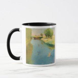 Kanal, 1897 (Pastell auf Leinwand) Tasse