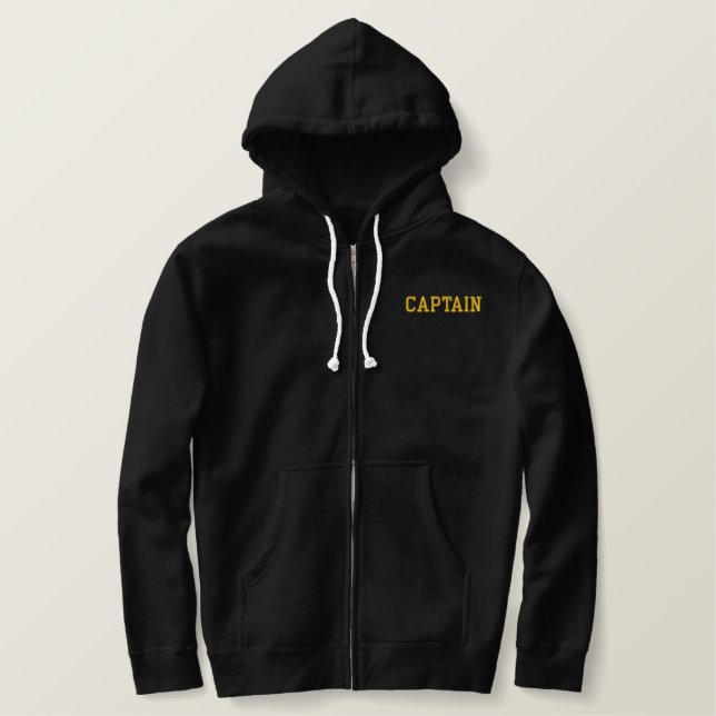 KANAL BESTICKTER HOODIE (Design vorne)