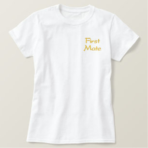 KANAL BESTICKTES T-Shirt