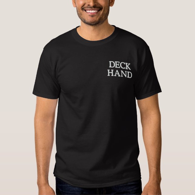 KANAL BESTICKTES T-Shirt (Vorderseite)
