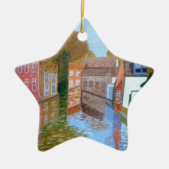 Kanal Brugge Keramikornament (Vorne)