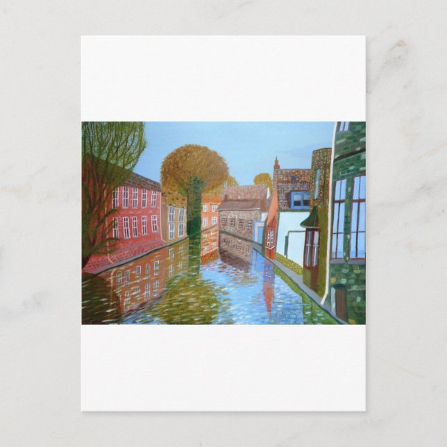 Kanal Brugge Postkarte (Vorderseite)