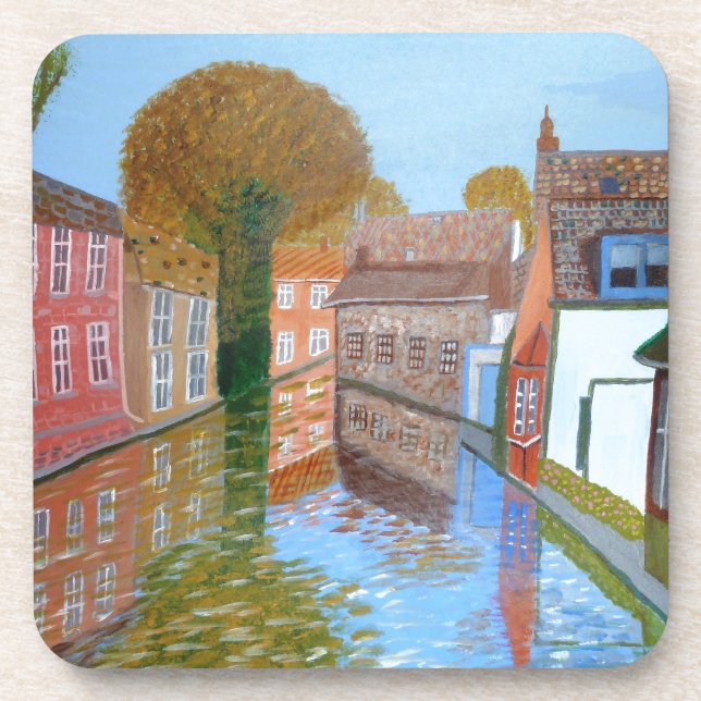 Kanal Brugge Untersetzer (Vorderseite)