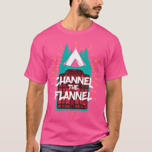 Kanal Das Flannel Shirt Funny Camping Mountains