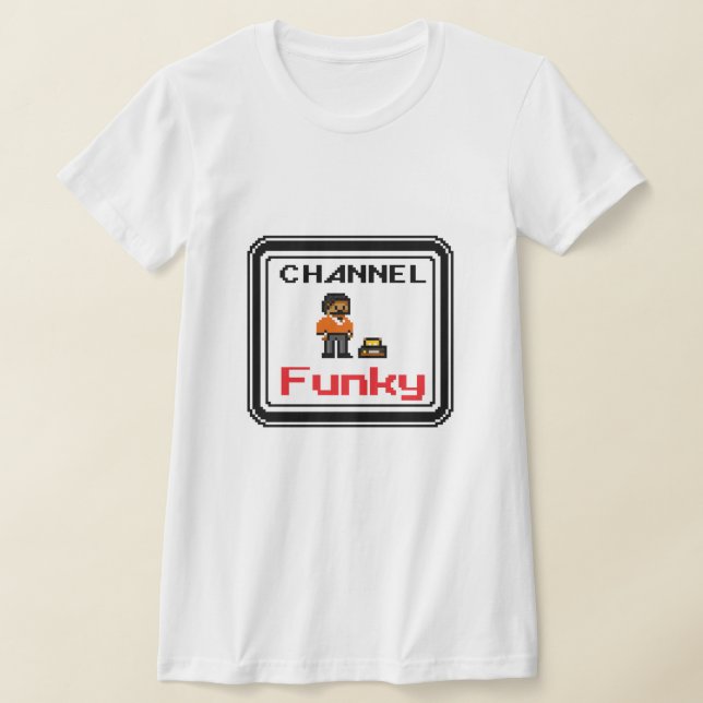 Kanal Funky- Pixel Art T-Shirt (Ablage )