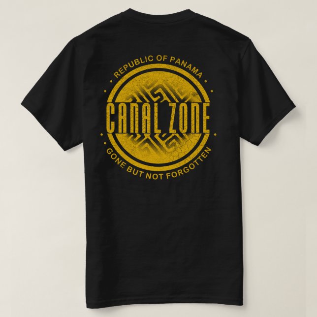 Kanal, Gone, aber nicht vergessen & Gecko T-Shirt (Design Rückseite)