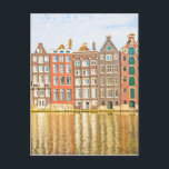 Kanal in Amsterdam Postkarte<br><div class="desc">Kanal in Amsterdam</div>