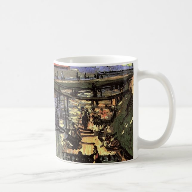 Kanal mit Frauen waschen von Vincent van Gogh Kaffeetasse (Rechts)
