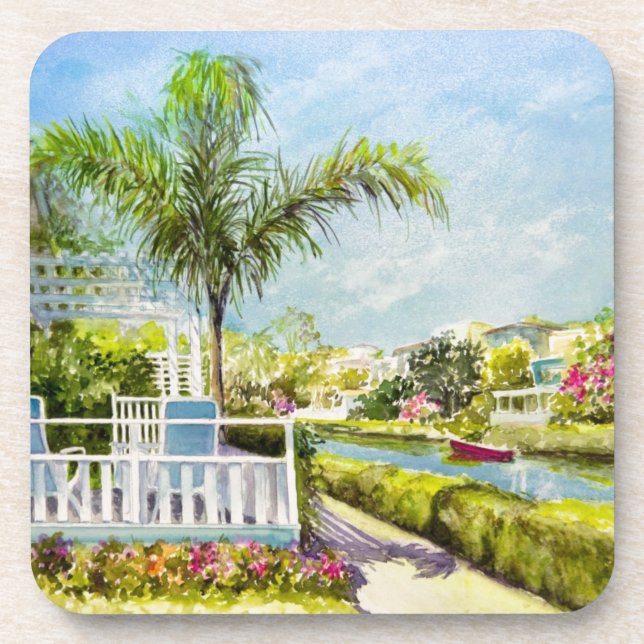 Kanal-Patio Getränkeuntersetzer (Vorderseite)