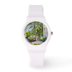 Kanal-Rosen-Garten Armbanduhr