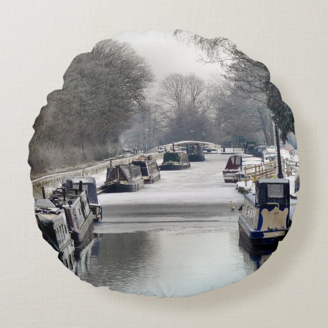 KANAL RUNDES KISSEN (Vorderseite)