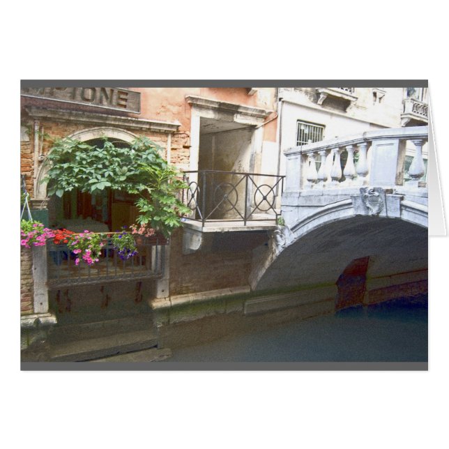 Kanal und Blume von Venedig (Vorderseite (Horizontal))