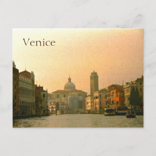 Kanal von Venedig Postkarte