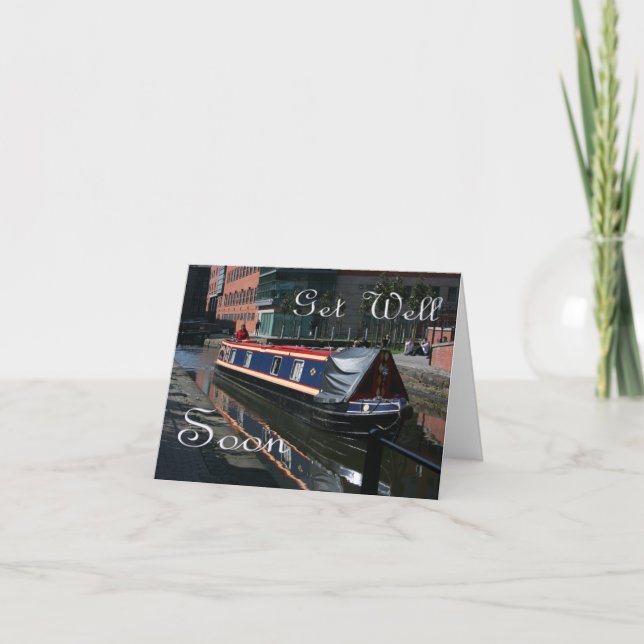 Kanalboot bald wieder gut karte (Vorderseite)