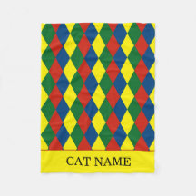 Kanalboot Diamant Muster Katze