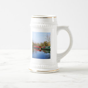 Kanalboote Bierglas