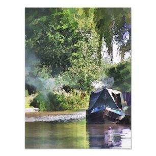 KANALBOOTE FOTODRUCK
