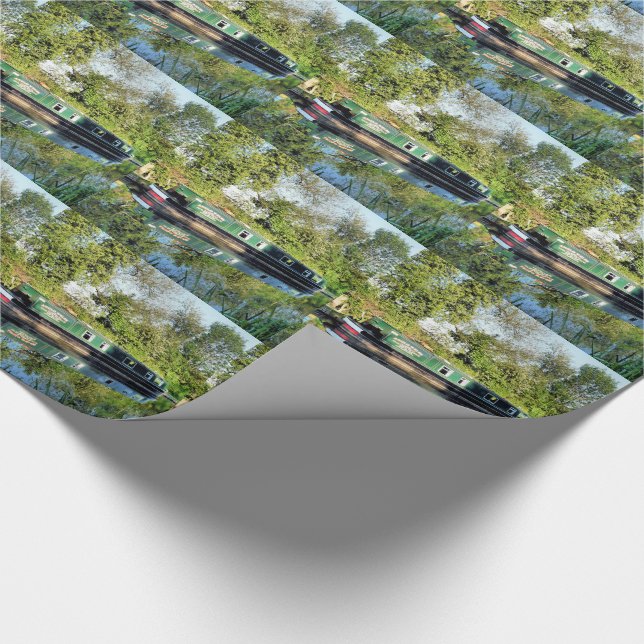 KANALBOOTE GESCHENKPAPIER (Ecke)