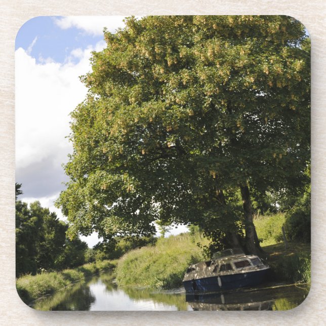 Kanalboote Getränkeuntersetzer (Vorderseite)