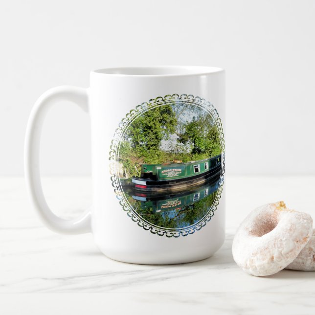 KANALBOOTE KAFFEE-TASSE KAFFEETASSE (Mit Donut)