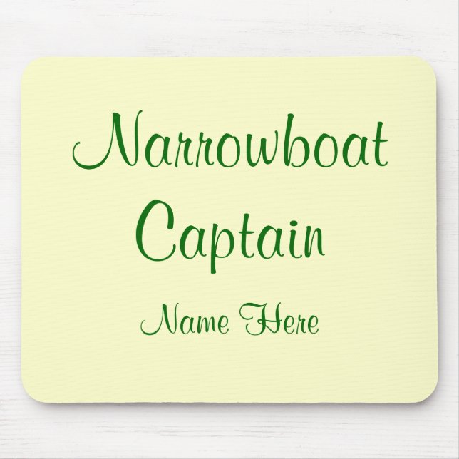 KANALBOOTE MOUSEPAD (Vorne)