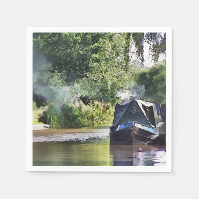 KANALBOOTE SERVIETTE (Vorderseite)